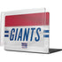 NFL New York Giants White Striped MacBook Pro 14in (2021-24) Case plus Skin