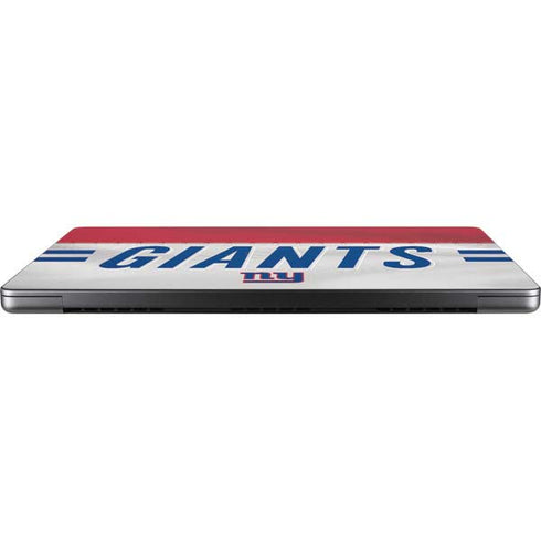 NFL New York Giants White Striped Apple MacBook Pro 14-inch Skin