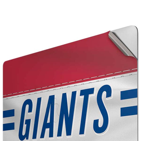 NFL New York Giants White Striped Apple MacBook Pro 16-inch Skin