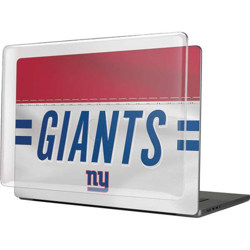 NFL New York Giants White Striped MacBook Cases