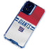 NFL New York Giants White Striped Moto G 5G (2024) Clear Case