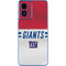 NFL New York Giants White Striped Moto G Play 4G (2024) Skin