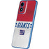 NFL New York Giants White Striped Moto G Play 4G (2024) Skin