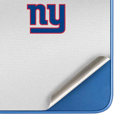 NFL New York Giants White Striped Moto G Play 4G (2024) Skin
