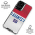 NFL New York Giants White Striped Moto G Power 5G (2024) Clear Case