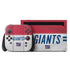 NFL New York Giants White Striped Nintendo Switch 2 (2025) with Joy-Con Skin