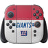 NFL New York Giants White Striped Nintendo Switch 2 (2025) Joy-Con Controller Skin