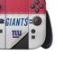 NFL New York Giants White Striped Nintendo Switch 2 (2025) Joy-Con Controller Skin