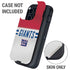 NFL New York Giants White Striped Otterbox Defender iPhone Skin