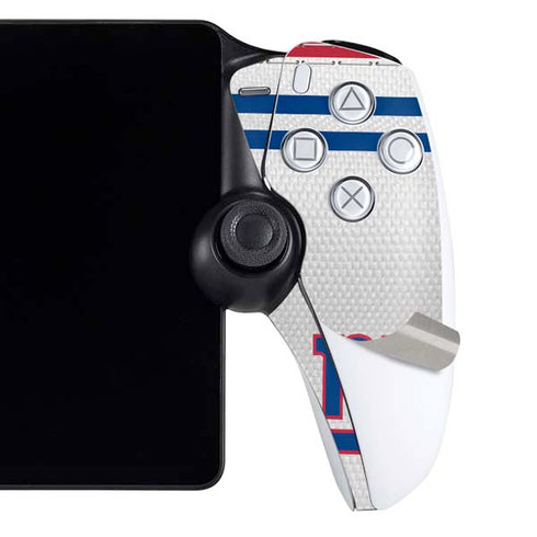NFL New York Giants White Striped PlayStation Portal Remote Player Skin