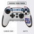 NFL New York Giants White Striped PlayStation Scuf Vantage 2 Controller Skin