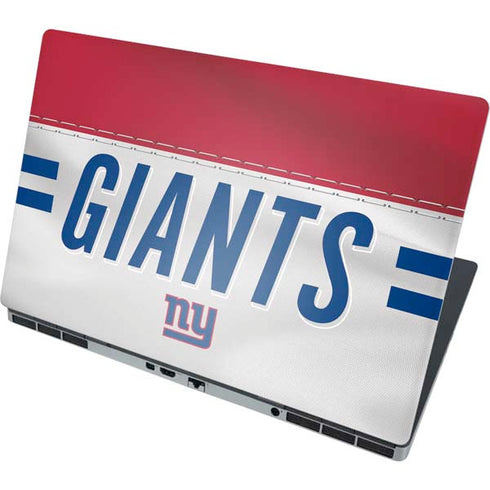 NFL New York Giants White Striped Dell Precision Skin