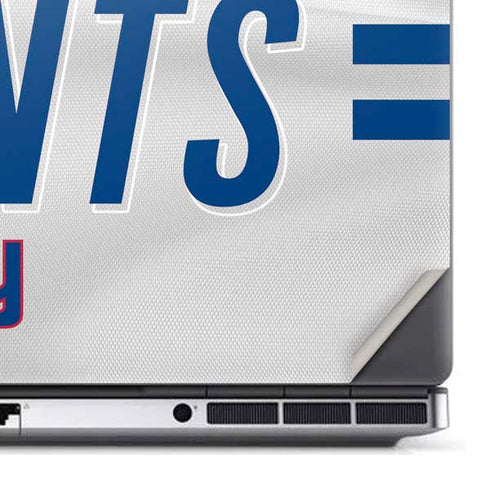 NFL New York Giants White Striped Dell Precision Skin