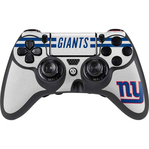 NFL New York Giants White Striped PlayStation PS4 Skins