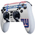 NFL New York Giants White Striped PS5 DualSense Edge Pro Controller Skin