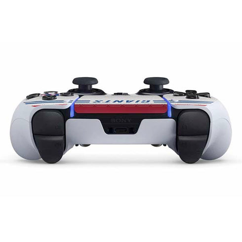 NFL New York Giants White Striped PS5 DualSense Edge Pro Controller Skin