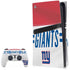 NFL New York Giants White Striped PlayStation PS5 Skins