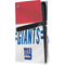 NFL New York Giants White Striped PS5 Pro Disk Console Skin