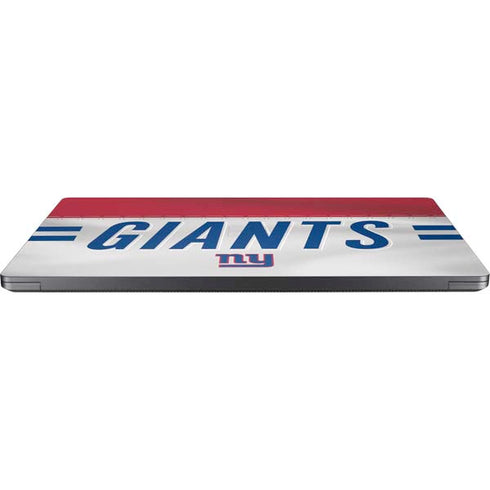 NFL New York Giants White Striped Surface Laptop 7 13.8in Skin