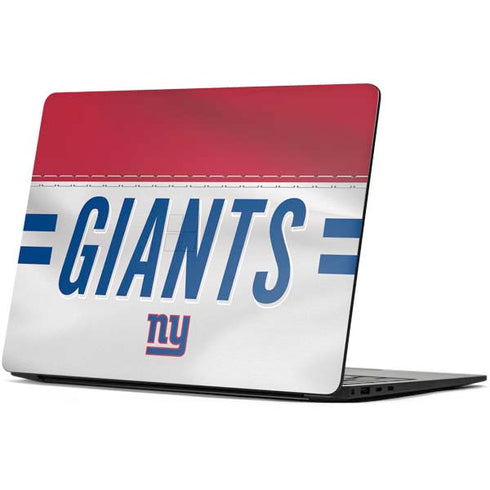 NFL New York Giants White Striped Surface Laptop 7 15in Skin