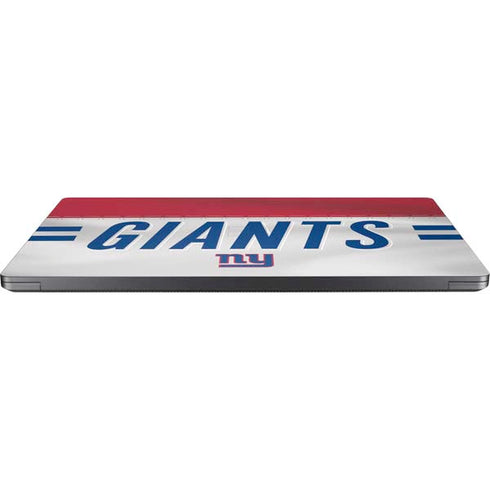 NFL New York Giants White Striped Surface Laptop 7 15in Skin
