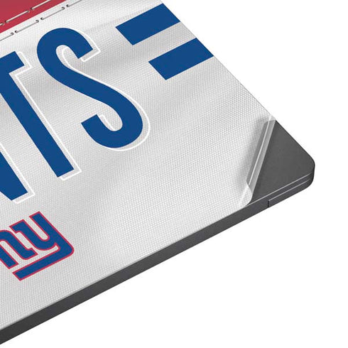 NFL New York Giants White Striped Surface Laptop 7 15in Skin