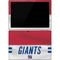 NFL New York Giants White Striped Surface Pro 7 Skin