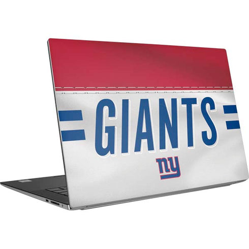 NFL New York Giants White Striped Dell XPS Skin