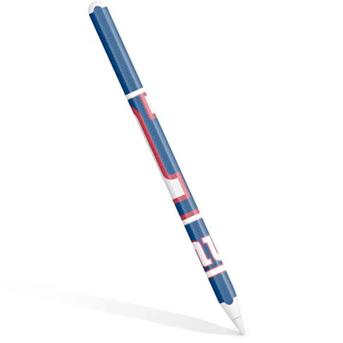NFL New York Giants Zone Block Apple Pencil (2nd Gen 2019) Skin