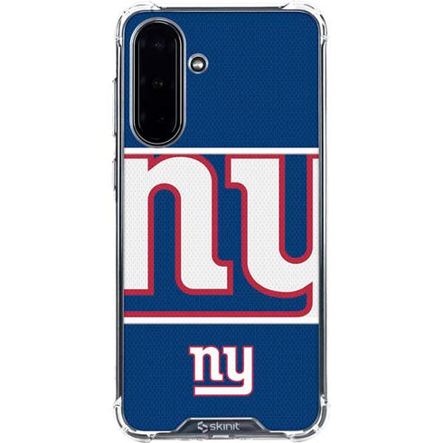 NFL New York Giants Zone Block Galaxy A36 5G Clear Case
