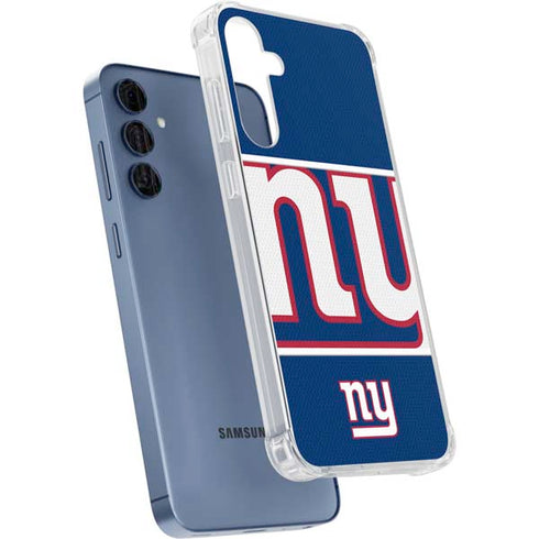 NFL New York Giants Zone Block Galaxy A55 5G Clear Case
