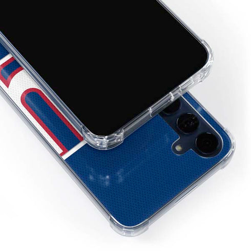 NFL New York Giants Zone Block Galaxy A55 5G Clear Case