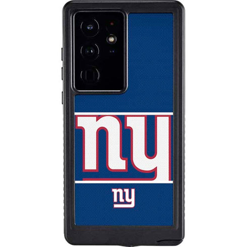 NFL New York Giants Zone Block Galaxy S24 Ultra Waterproof Case