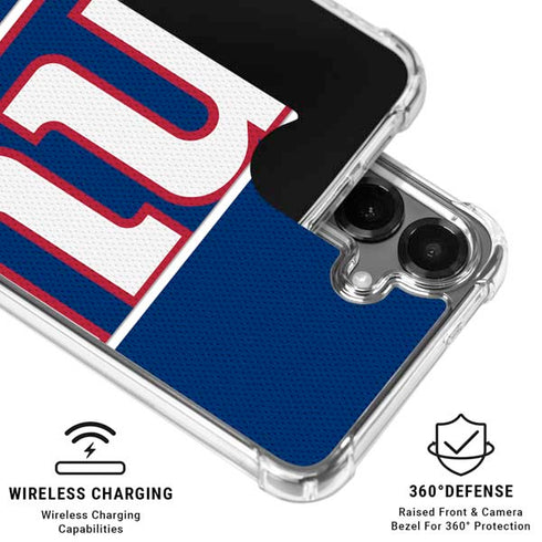 NFL New York Giants Zone Block Galaxy S26 Clear Case