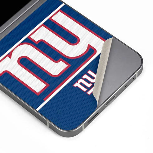 NFL New York Giants Zone Block Galaxy Z Flip6 Skin