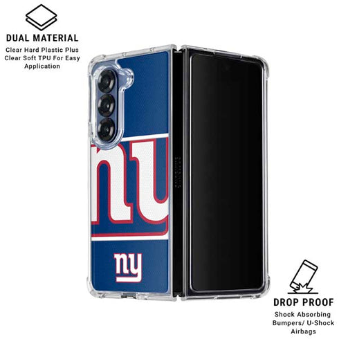 NFL New York Giants Zone Block Galaxy Z Fold6 Clear Case