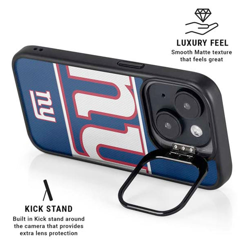 NFL New York Giants Zone Block iPhone 14 Plus Kickstand Case