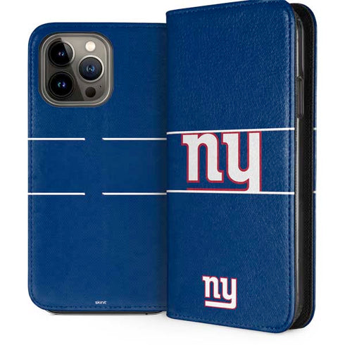 NFL New York Giants Zone Block iPhone 14 Pro Max Folio Case