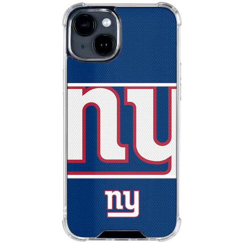 NFL New York Giants Zone Block iPhone 15 Clear Case