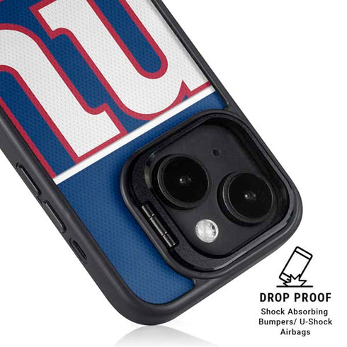 NFL New York Giants Zone Block iPhone 15 Plus Kickstand Case