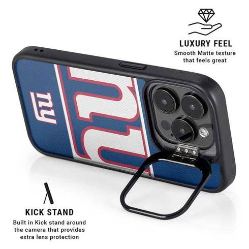 NFL New York Giants Zone Block iPhone 15 Pro Max Kickstand Case