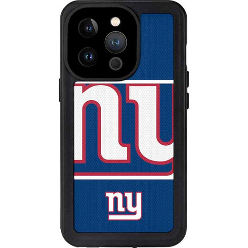 NFL New York Giants Zone Block iPhone 15 Pro Waterproof Case