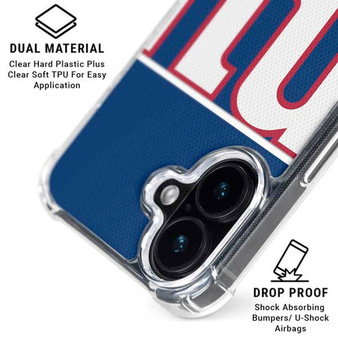 NFL New York Giants Zone Block iPhone 16 MagSafe Case