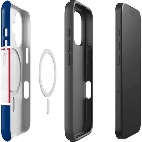 NFL New York Giants Zone Block iPhone 16 Magsafe Impact Case