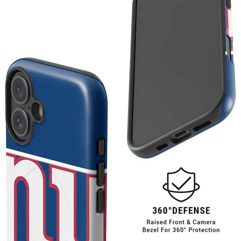 NFL New York Giants Zone Block iPhone 16 Magsafe Impact Case