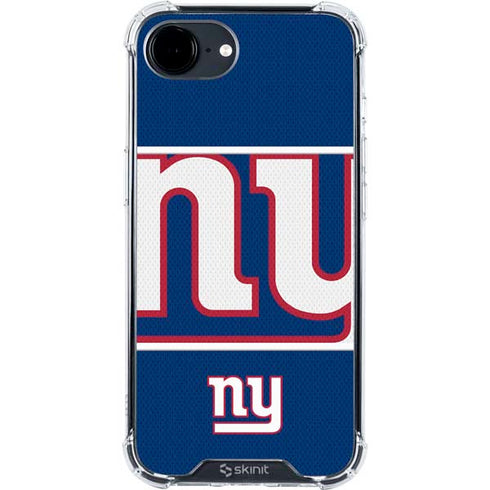 NFL New York Giants Zone Block iPhone 16e Clear Case