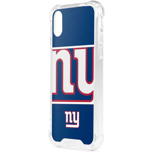 NFL New York Giants Zone Block iPhone XS Clear Case