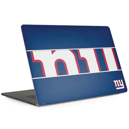 NFL New York Giants Zone Block MacBook Skins