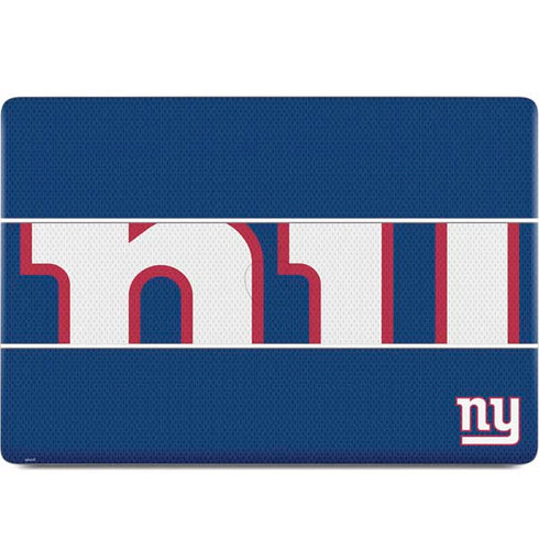 NFL New York Giants Zone Block MacBook Skins