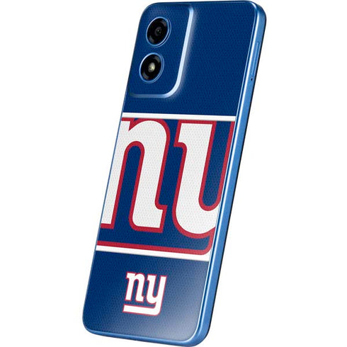 NFL New York Giants Zone Block Moto G Play 4G (2024) Skin